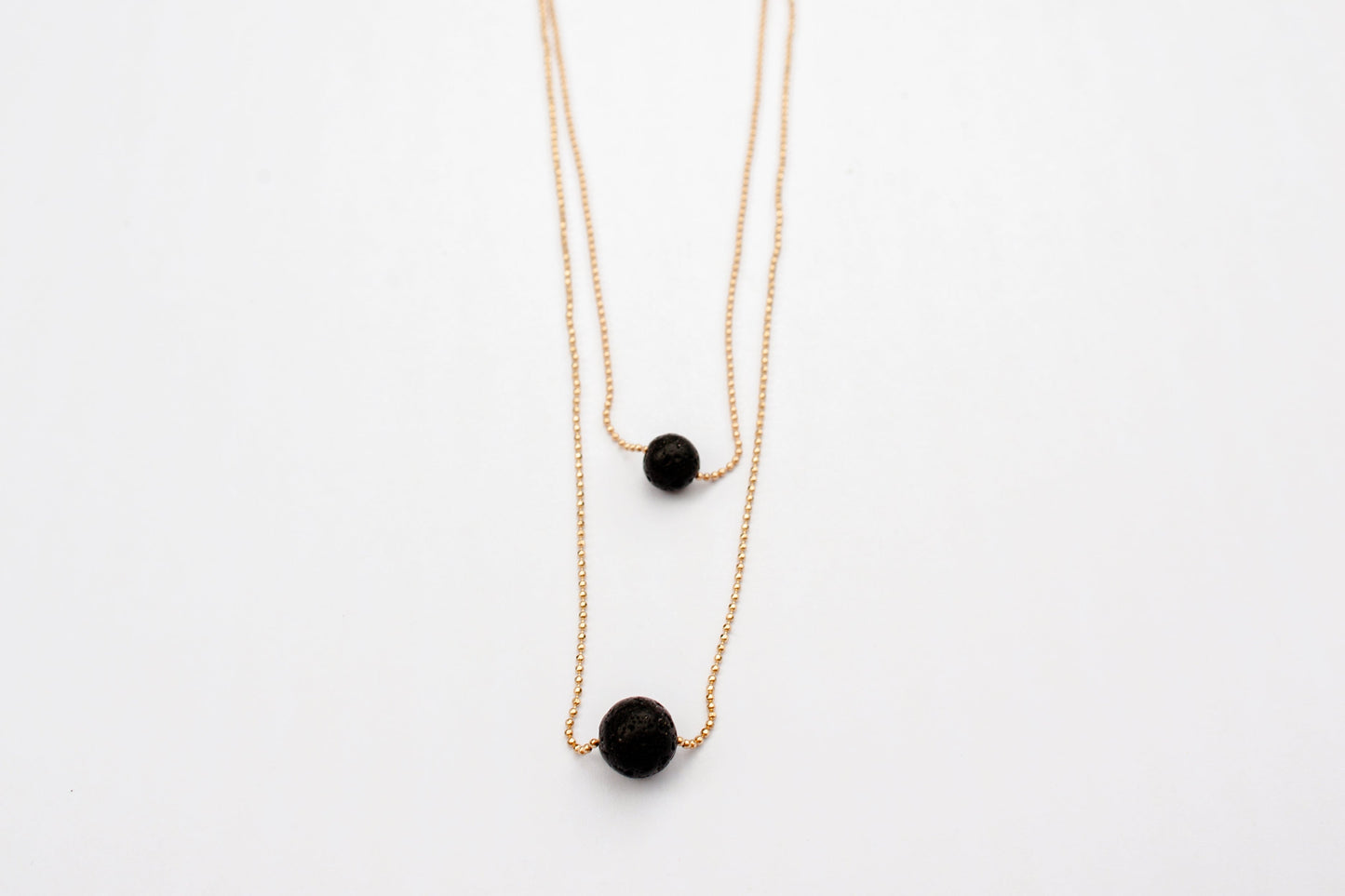 Happy Brain® Gold Diffuser Necklace Set